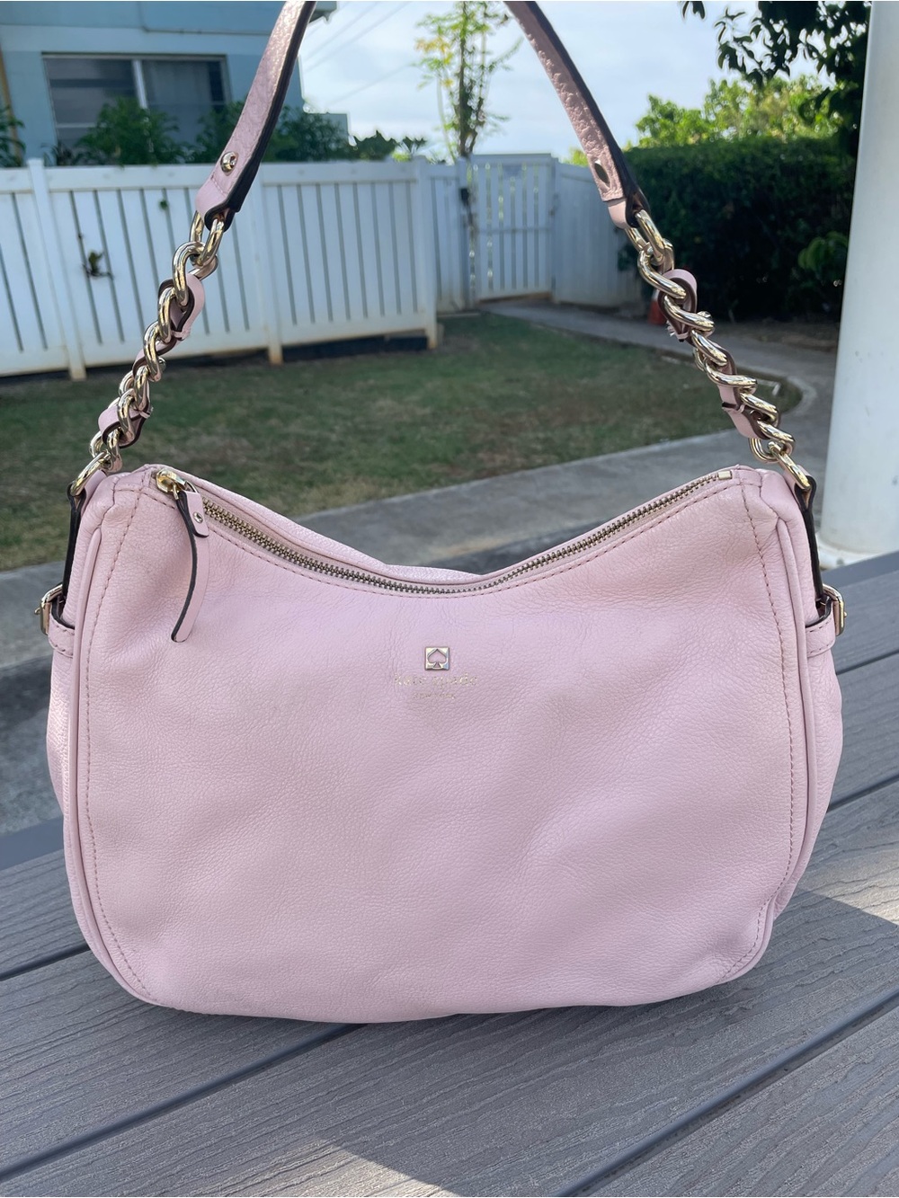 kate spade Blush Pink Leather Shoulder Bag
